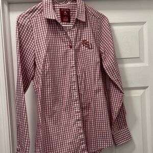Antigua Red and White Checkered Shirt